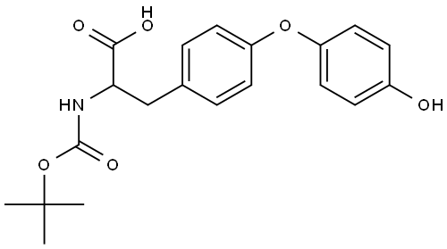 BOC-DL-THYRONINE 结构式