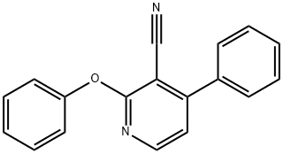 2-苯氧基-4-苯基烟腈 结构式