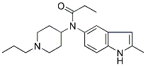 N-(2-METHYL-1H-INDOL-5-YL)-N-(1-PROPYLPIPERIDIN-4-YL)PROPANAMIDE 结构式