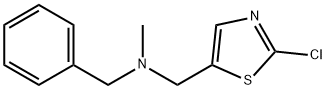 N-BENZYL(2-CHLORO-1,3-THIAZOL-5-YL)-N-METHYLMETHANAMINE 结构式