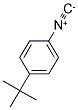 4-TERT-BUTYLPHENYLISOCYANIDE 结构式