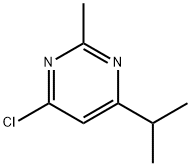 4-CHLORO-2-ISOPROPYL-6-METHYLPYRIMIDINE 结构式