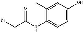 2-CHLORO-N-(4-HYDROXY-2-METHYL-PHENYL)-ACETAMIDE 结构式