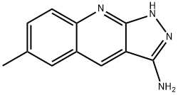 6-METHYL-1H-PYRAZOLO[3,4-B]QUINOLIN-3-YLAMINE 结构式