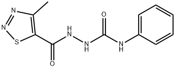 2-[(4-METHYL-1,2,3-THIADIAZOL-5-YL)CARBONYL]-N-PHENYL-1-HYDRAZINECARBOXAMIDE 结构式
