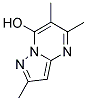 2,5,6-TRIMETHYLPYRAZOLO[1,5-A]PYRIMIDIN-7-OL 结构式