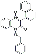 1-(BENZYLOXY)-3-(1-NAPHTHYL)QUINOXALIN-2(1H)-ONE 4-OXIDE 结构式