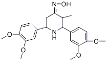 (Z)-(3,4-DIMETHOXYPHENYL)-3-METHYLPIPERIDIN-4-ONE OXIME 结构式