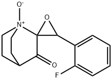 2-[(2-FLUOROPHENYL)(EPOXY)METHYL]-3-OXO-1-AZANIABICYCLO[2.2.2]OCTANE N-OXIDE 结构式