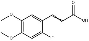 3,4-DIMETHOXY-6-FLUOROCINNAMIC ACID