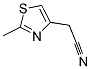 (2-METHYL-1,3-THIAZOL-4-YL)ACETONITRILE 结构式