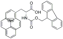 FMOC-3-(1-PYRENYL)-D-ALANINE 结构式
