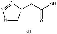 1-(CARBOXYMETHYL)-1H-TETRAZOLEPOTASSIUM SALT 结构式