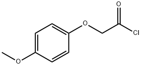 2-(4-甲氧基苯氧基)乙酰氯化物 结构式