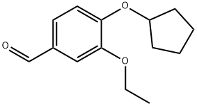4-环戊氧基-3-乙氧基-苯甲醛 结构式