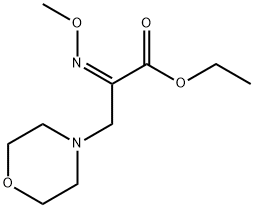 ETHYL 2-(METHOXYIMINO)-3-MORPHOLINOPROPANOATE 结构式