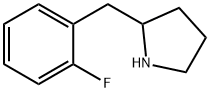 2-(2-FLUOROBENZYL)PYRROLIDINE 结构式