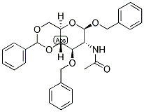 BENZYL 2-ACETAMIDO-3-O-BENZYL-4,6-O-BENZYLIDENE-2-DEOXY-BETA-D-GLUCOPYRANOSIDE 结构式