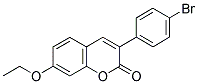 3(4'-BROMOPHENYL)-7-ETHOXYCOUMARIN 结构式