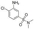 3-AMINO-4-CHLORO-N,N-DIMETHYL-BENZENESULFONAMIDE 结构式