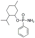 2-ISOPROPYL-5-METHYLCYCLOHEXYL P-PHENYLPHOSPHONAMIDOATE 结构式