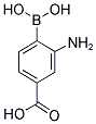 (2-AMINO-4-CARBOXYPHENYL)BORONIC ACID 结构式