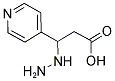 3-Hydrazino-3-pyridin-4-yl-propionic acid 结构式