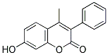 7-Hydroxy-4-methyl-3-phenylcoumarin 结构式