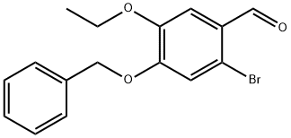 4-(Benzyloxy)-2-bromo-5-ethoxybenzaldehyde 结构式