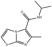 N-ISOPROPYL-6-METHYLIMIDAZO[2,1-B][1,3]THIAZOLE-5-CARBOXAMIDE 结构式