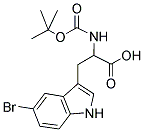 BOC-5-BROMO-DL-TRYPTOPHAN 结构式