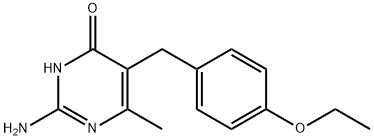 2-AMINO-5-(4-ETHOXYBENZYL)-6-METHYLPYRIMIDIN-4-OL 结构式