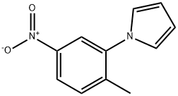 1-(2-METHYL-5-NITROPHENYL)-1H-PYRROLE 结构式