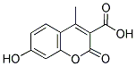 7-羟基-4-甲基-2-氧代-2H-色烯-3-羧酸 结构式