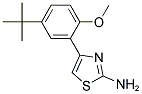 4-(5-tert-Butyl-2-methoxy-phenyl)-thiazol-2-ylamine 结构式