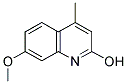 7-METHOXY-4-METHYL-QUINOLIN-2-OL 结构式