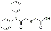 [(DIPHENYLCARBAMOYL)-METHYLSULFANYL]-ACETIC ACID 结构式