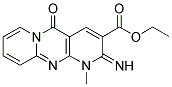 ETHYL 2-IMINO-1-METHYL-5-OXO-1,5-DIHYDRO-2H-DIPYRIDO[1,2-A:2',3'-D]PYRIMIDINE-3-CARBOXYLATE 结构式