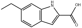 6-ETHYL-1H-INDOLE-2-CARBOXYLIC ACID 结构式