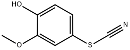 4-羟基-3-甲氧苯基硫代氰酸酯 结构式