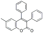 3,4-DIPHENYL-6-METHYLCOUMARIN 结构式