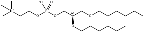 1,2-DI-O-HEXYL-SN-GLYCERO-3-PHOSPHOCHOLINE;06:0 DIETHER PC 结构式