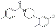 4-(5-CHLORO-2-METHYLPHENYL)PIPERAZINYL 4-METHYLPHENYL KETONE 结构式