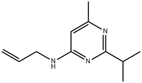 N-ALLYL-2-ISOPROPYL-6-METHYL-4-PYRIMIDINAMINE 结构式