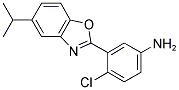 4-CHLORO-3-(5-ISOPROPYL-1,3-BENZOXAZOL-2-YL)ANILINE 结构式
