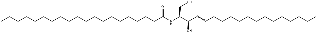 N-二十酰-D-神经鞘氨醇 结构式