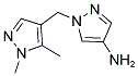 1-(1,5-DIMETHYL-1H-PYRAZOL-4-YLMETHYL)-1H-PYRAZOL-4-YLAMINE 结构式