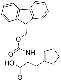 2-((((9H-芴-9-基)甲氧基)羰基)氨基)-3-(环戊-1-烯-1-基)丙酸 结构式