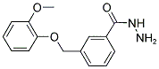 3-(2-METHOXY-PHENOXYMETHYL)-BENZOIC ACID HYDRAZIDE 结构式