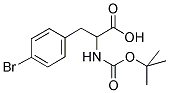 BOC-DL-4-溴苯丙氨酸 结构式